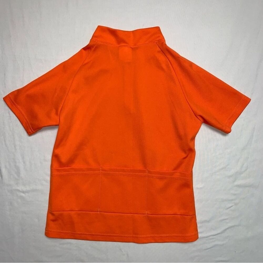 Orange Polo Golf Shirt Boy’s Medium Top Short Sleeve Collared Preppy Spring - Picture 3 of 7